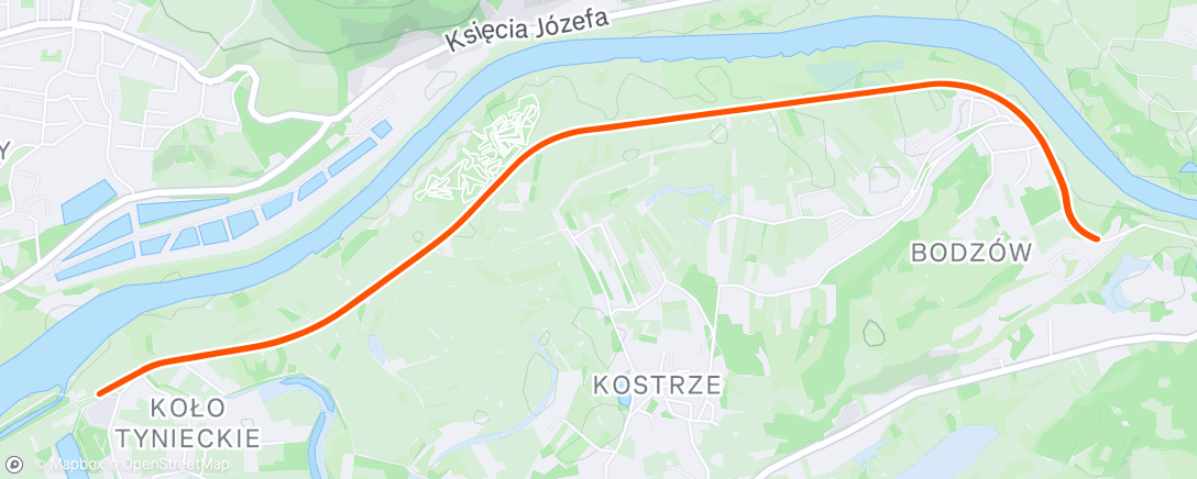 Map of the activity, Morning Inline Skate