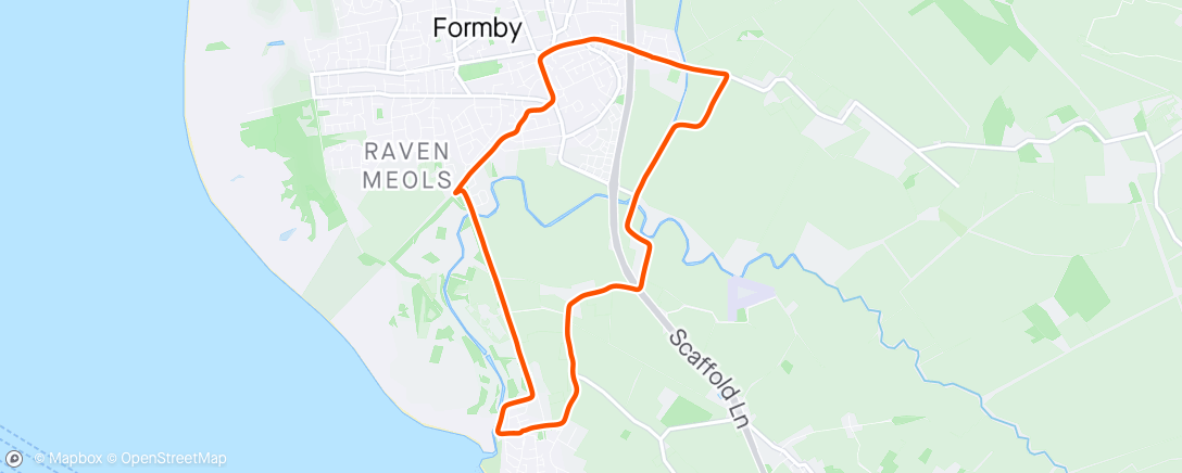 Map of the activity, F6 - Altcar, Hightown, Formby, Altcar