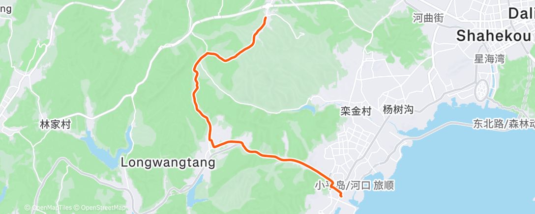 Map of the activity, Morning Ride