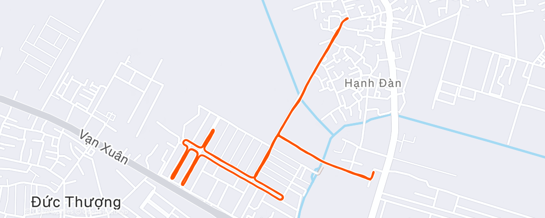 Карта физической активности (Morning Run)