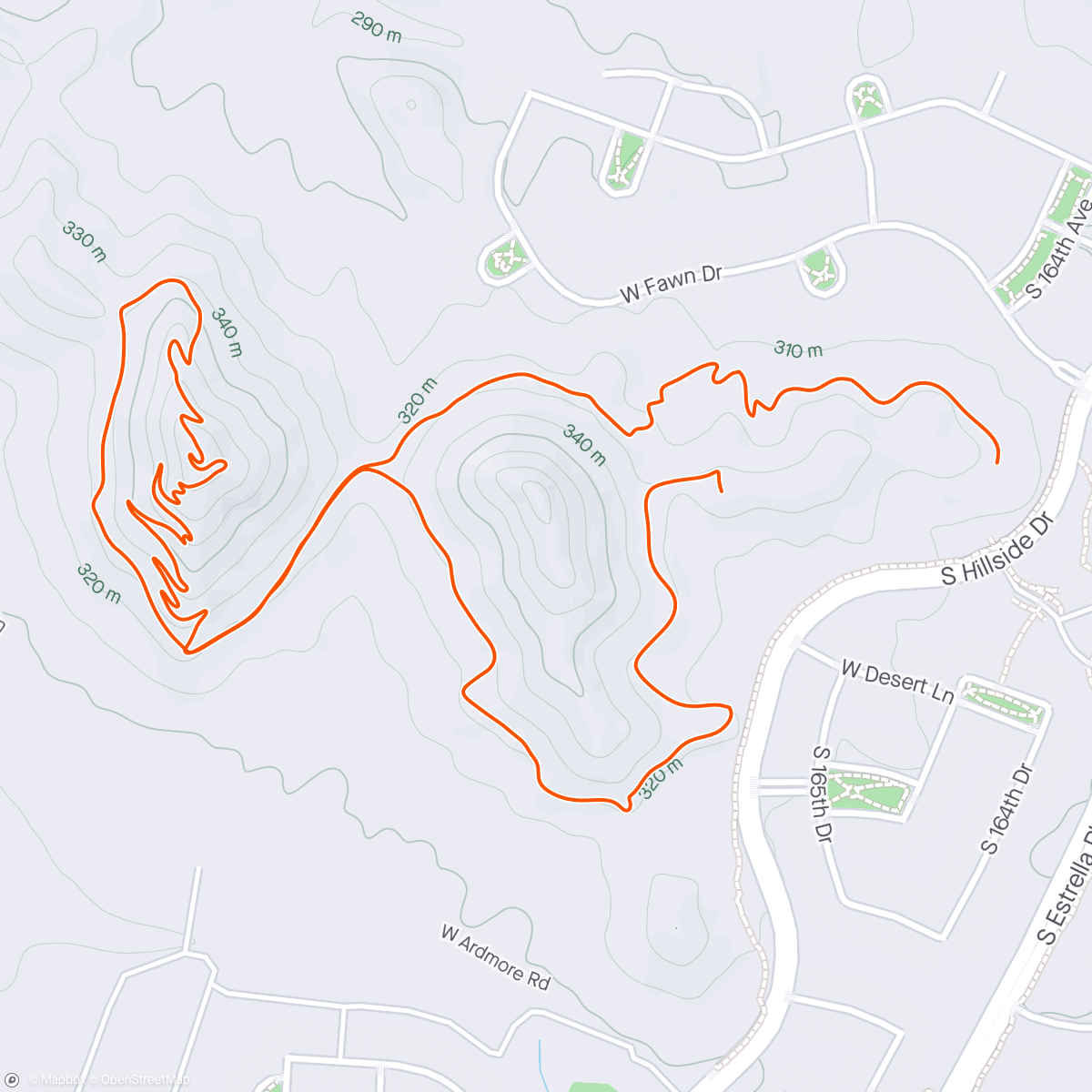 Map of the activity, After years of this cycling thing, finally unlocked the secret to double day motivation.