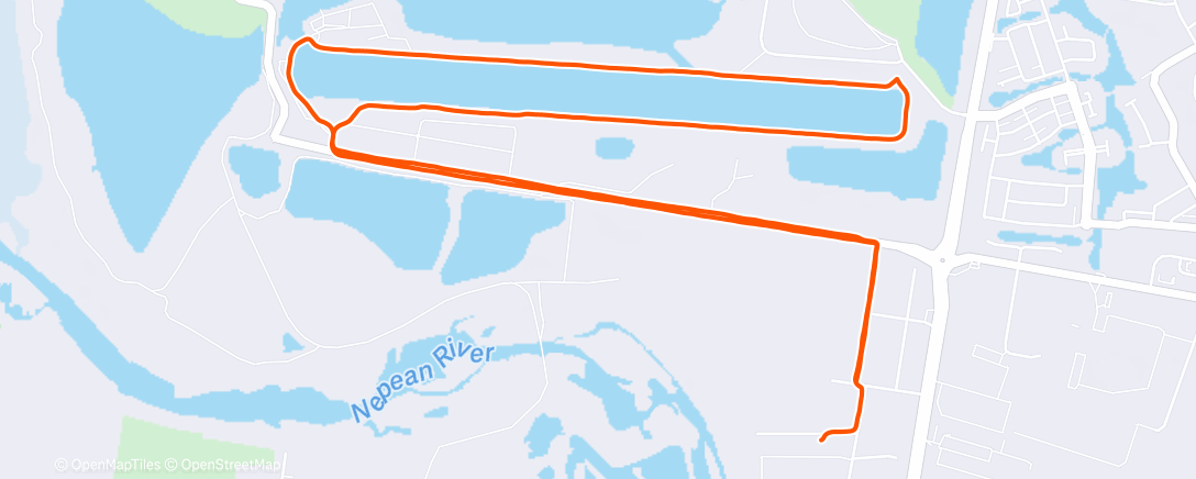 Mapa de la actividad (Lunch Run)
