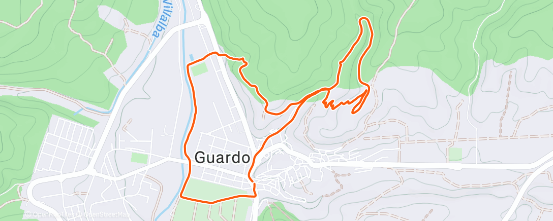 Map of the activity, Mini Patrulleros y Budas