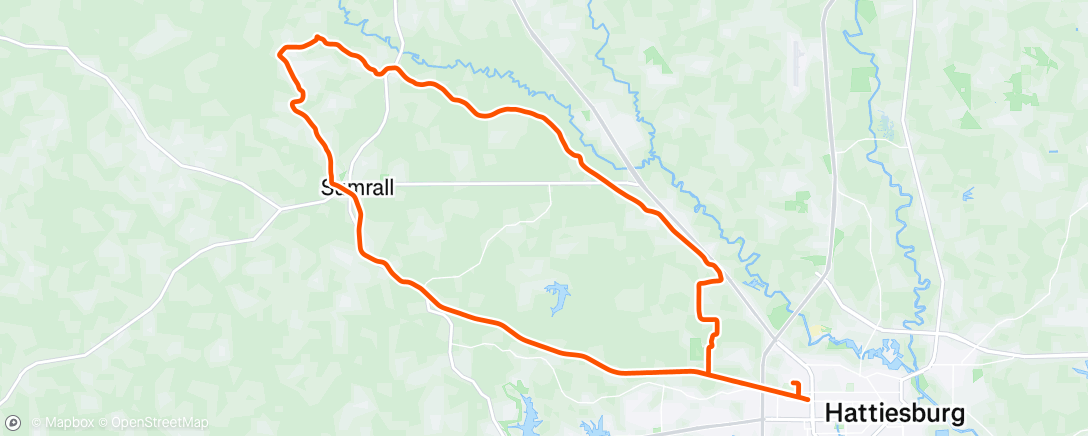 Map of the activity, Morning Ride