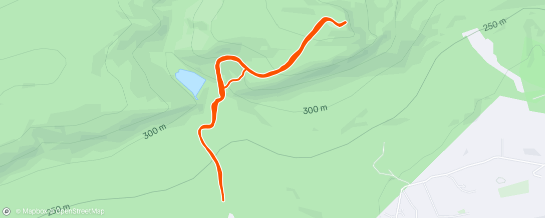 Map of the activity, Afternoon Walk