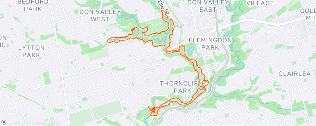 Map of the activity, The Don - 2024 - Day 60