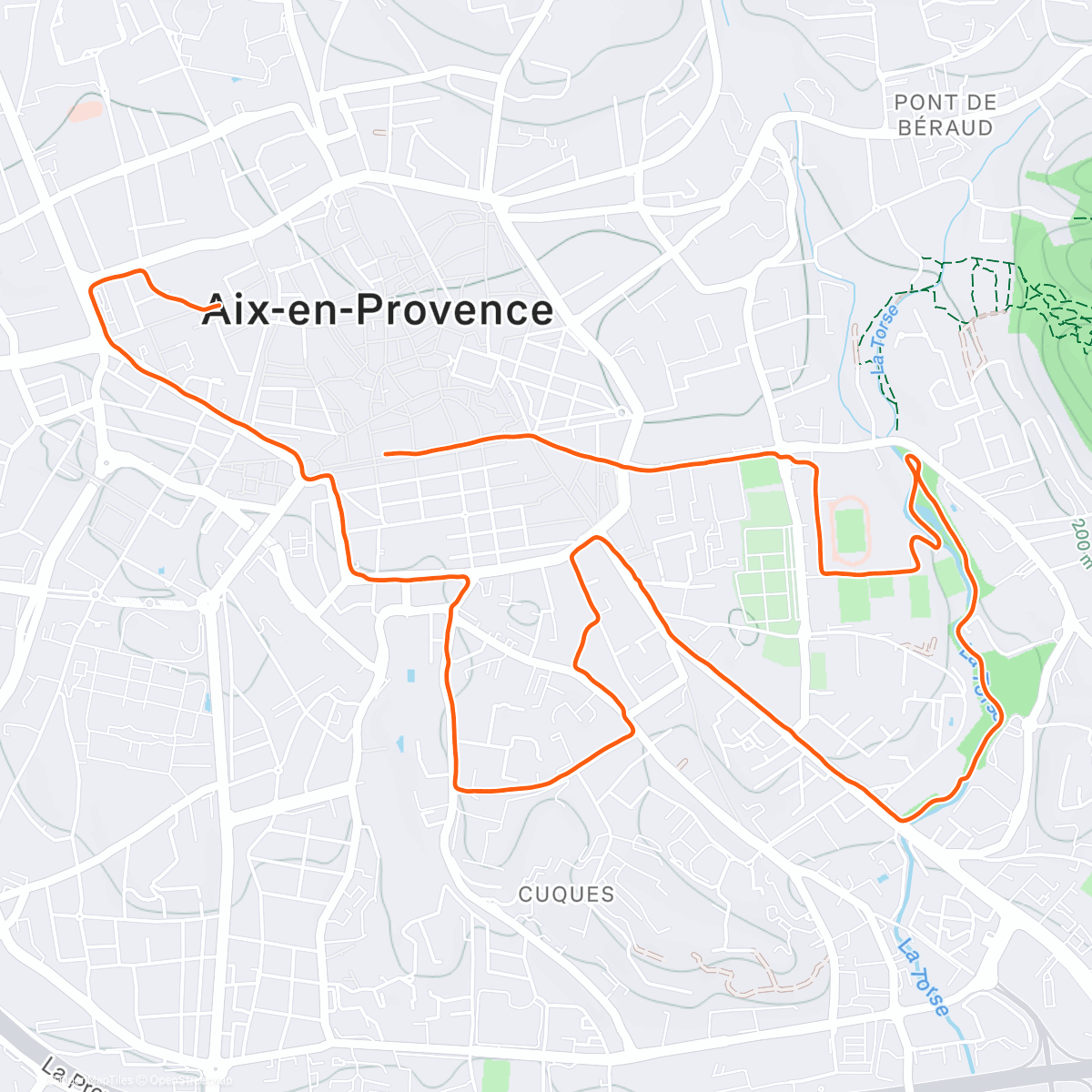 Peta aktivitas, Tranquille