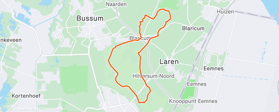 Map of the activity, Sneeuwtrail