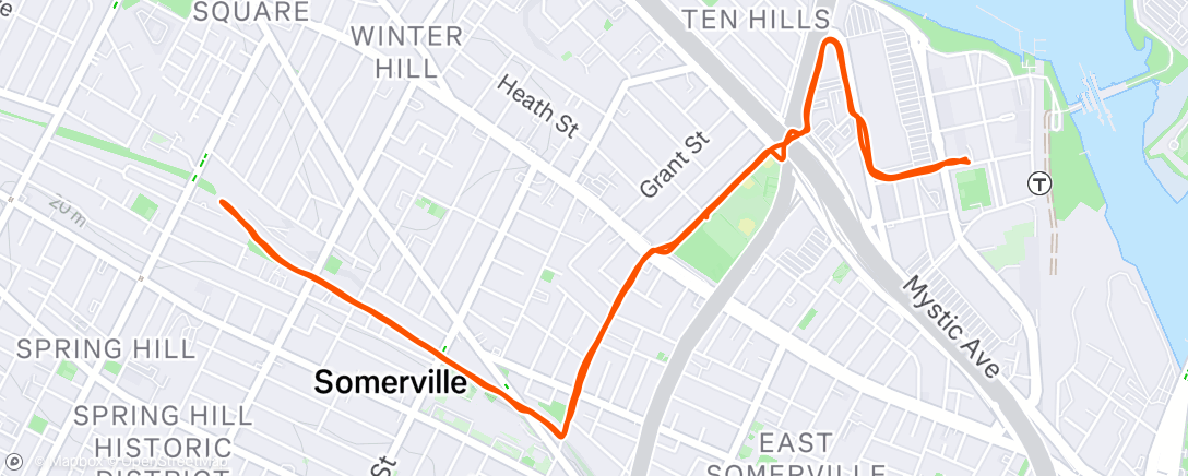 Map of the activity, Shakeout
