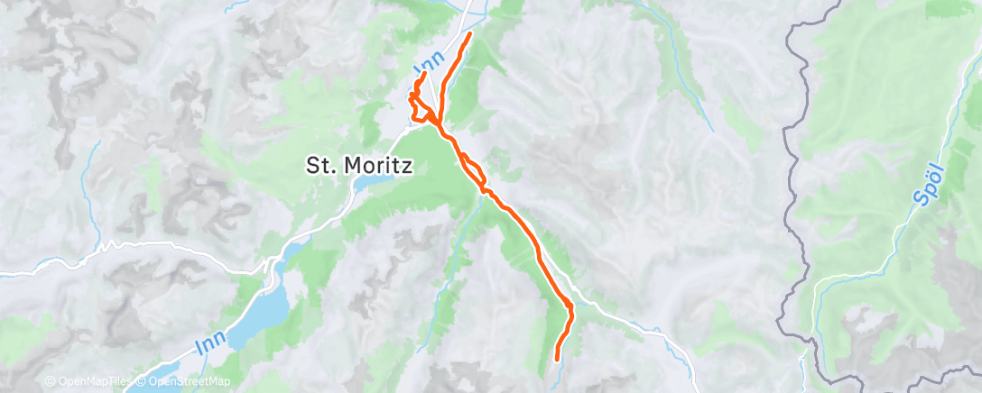 Карта физической активности (Morning Nordic Ski)