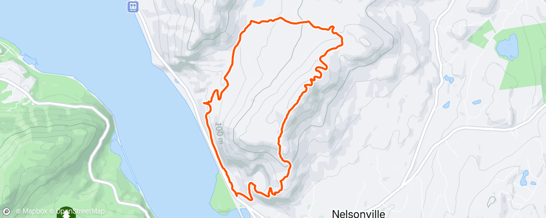 Map of the activity, Bull Hill Full Loop