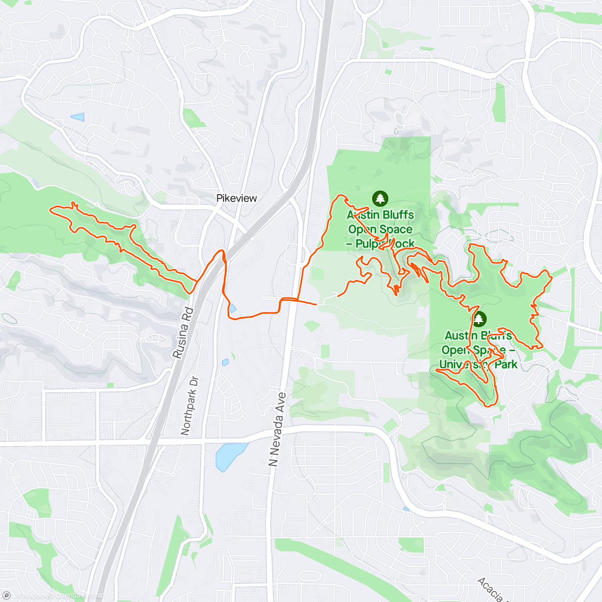 Map of the activity, Andrew farewell ride 😢