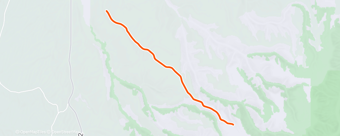 Map of the activity, Afternoon Ride
