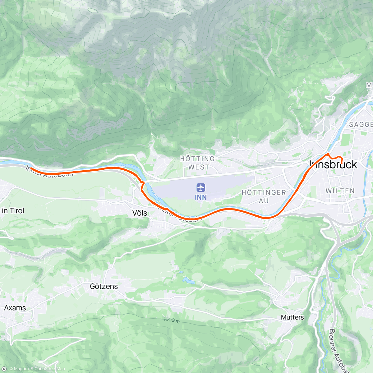 Map of the activity, Feeling under control at 2h26m marathon pace 🥰