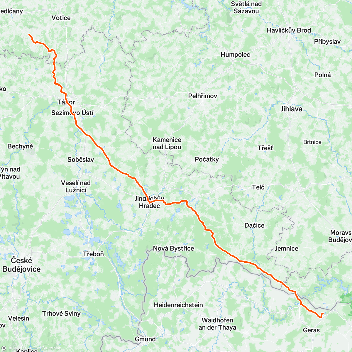 Map of the activity, Day 75