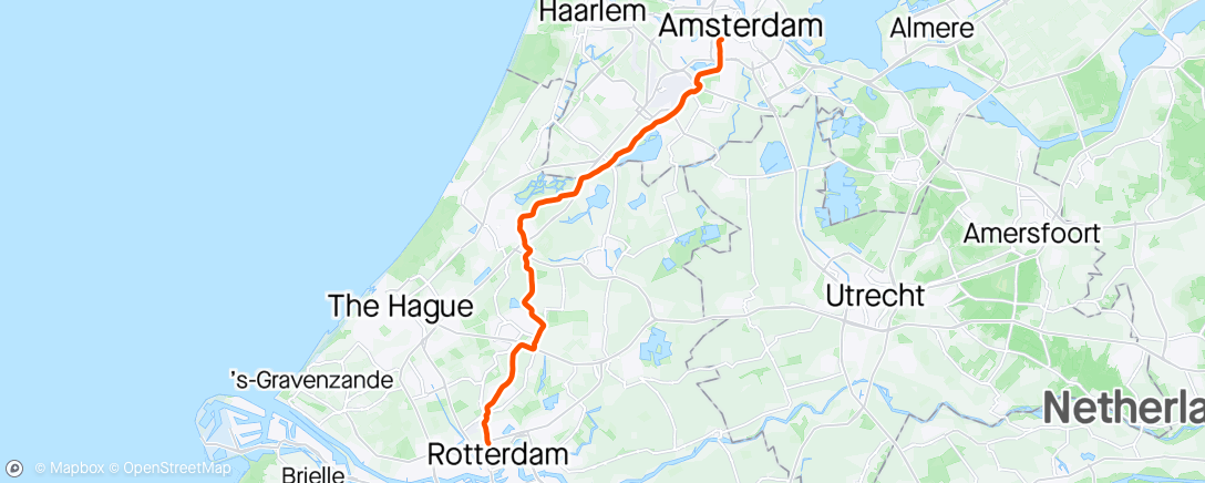 Map of the activity, Afternoon Ride ☀️
