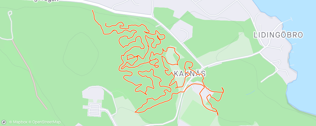 Map of the activity, Mapping Kaknäs