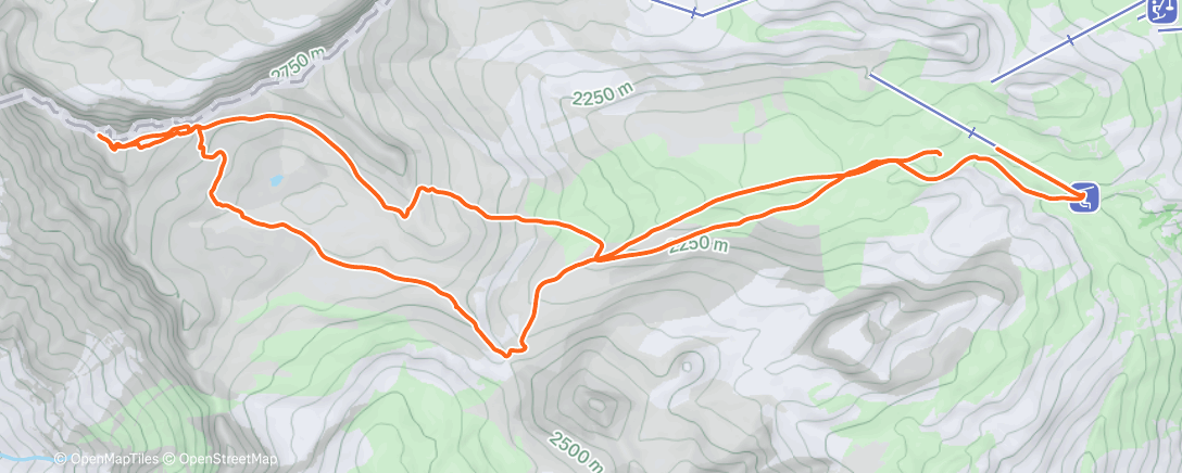 Map of the activity, Morning Backcountry Ski to Dent de Morcles