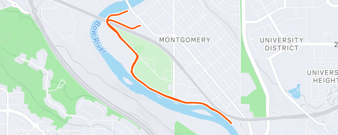 Map of the activity, SRS 28 - Hello Shouldice