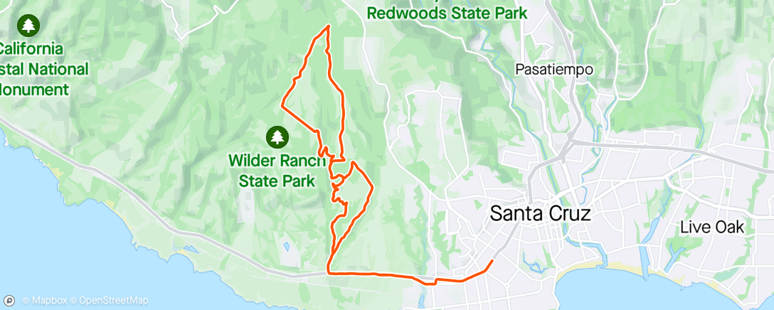 Map of the activity, Rutty, Rooty Wilder