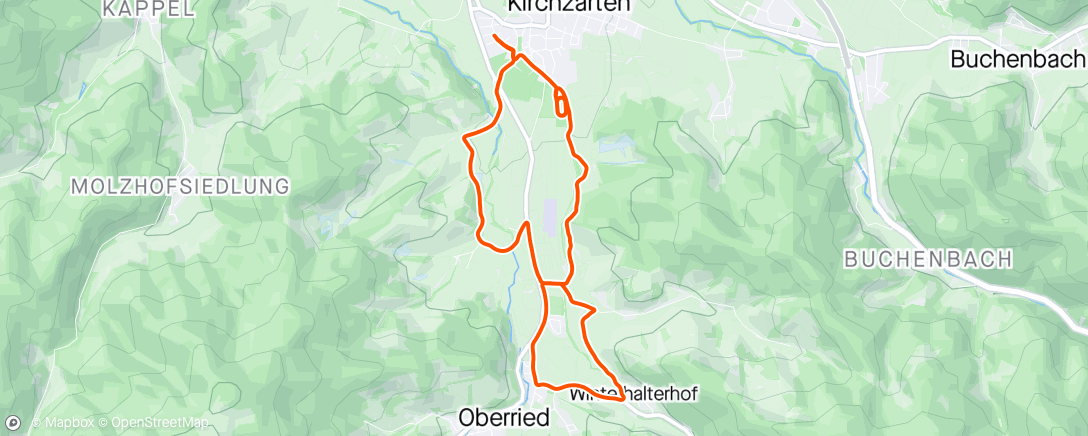 Map of the activity, Feierabendrunde 🏃‍♂️