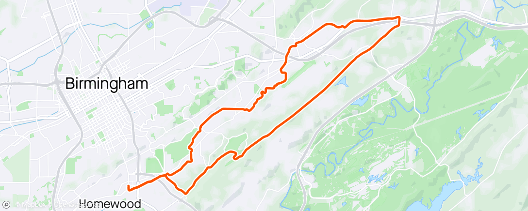 Map of the activity, Bike 4. Good ol Irondale loop.