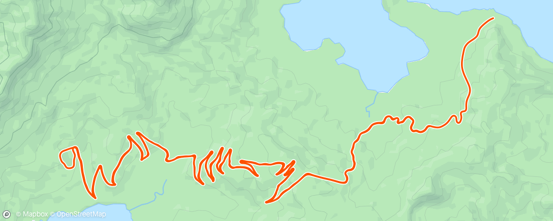 Карта физической активности (Zwift - 06. Sweet Spot Summit in Watopia)