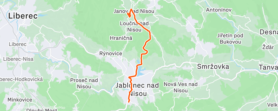 Карта физической активности (Jog)