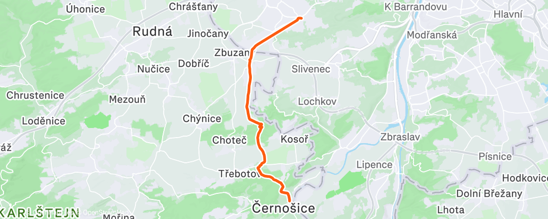 Карта физической активности (Černošice-Třebotov-Řeporyje-VO)