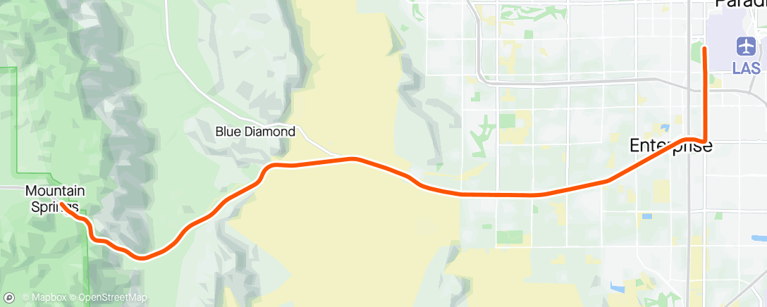 Map of the activity, TSP CYC FINISH