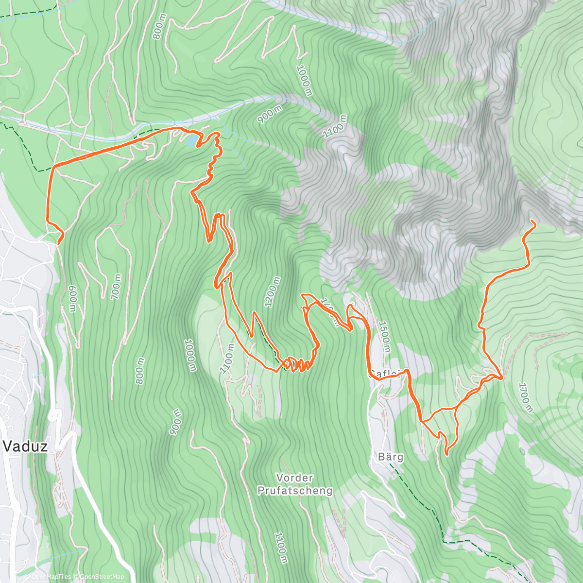 Map of the activity, Alpspitz