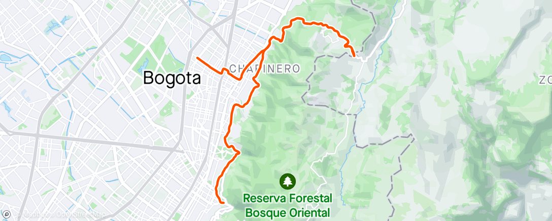 Map of the activity, 2024-04-29Ride