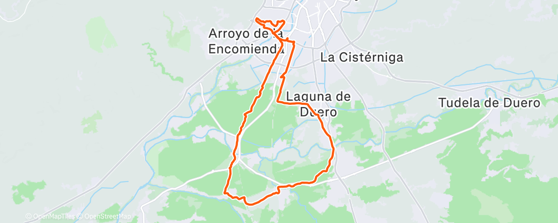 Map of the activity, Al final salen km