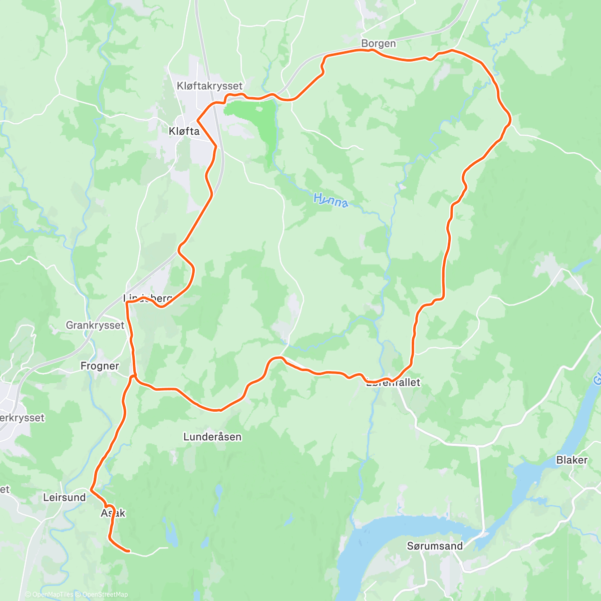 Map of the activity, Tidlig påån