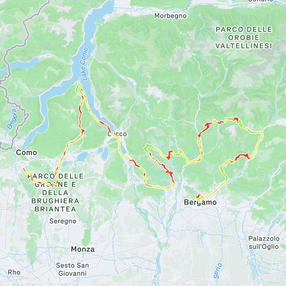 Map of the activity
