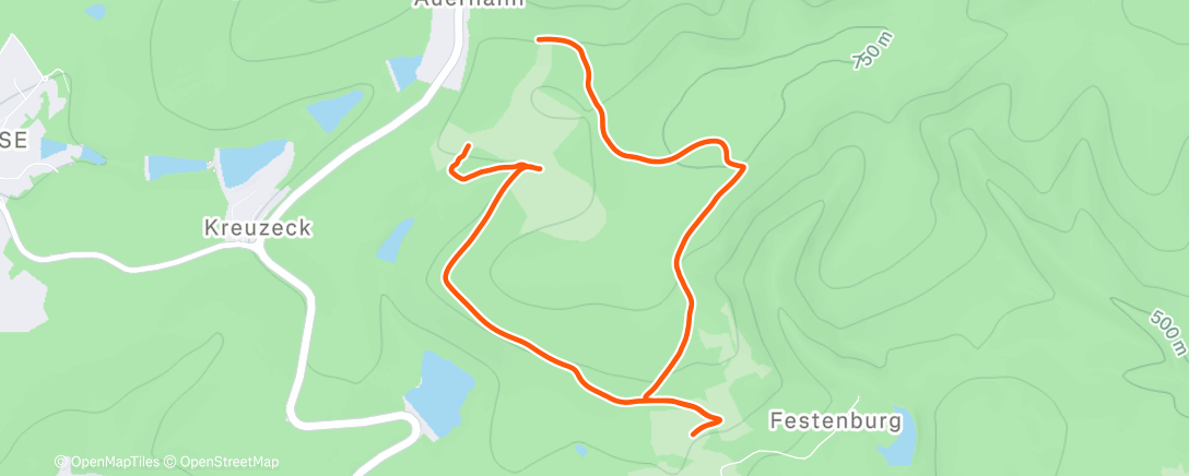 Карта физической активности (Kreuzeck Wanderung 🥾)