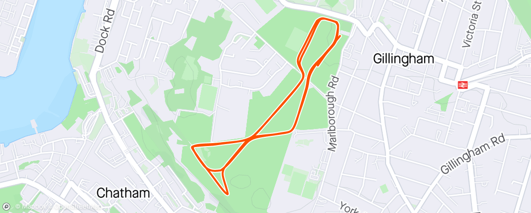 Map of the activity, Social parkrun (26:11)