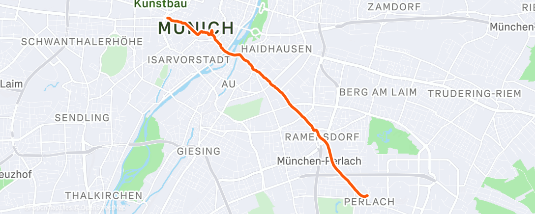 Map of the activity, Lunch Walk