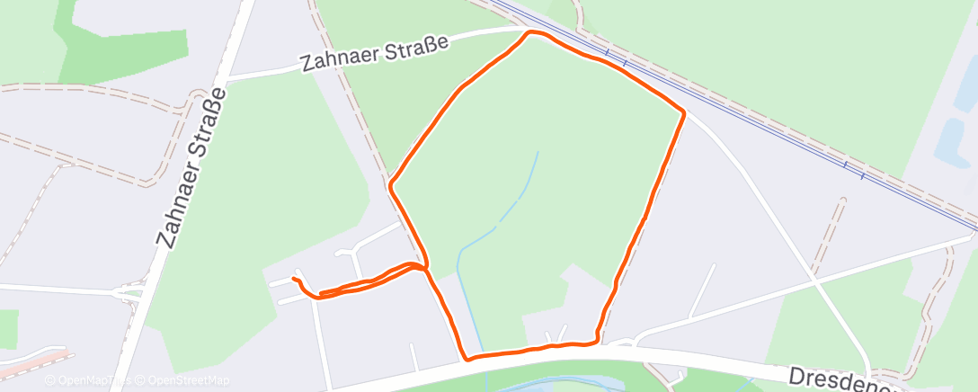 Map of the activity, Spaziergang am Nachmittag