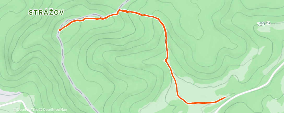 Карта физической активности (Morning Hike)