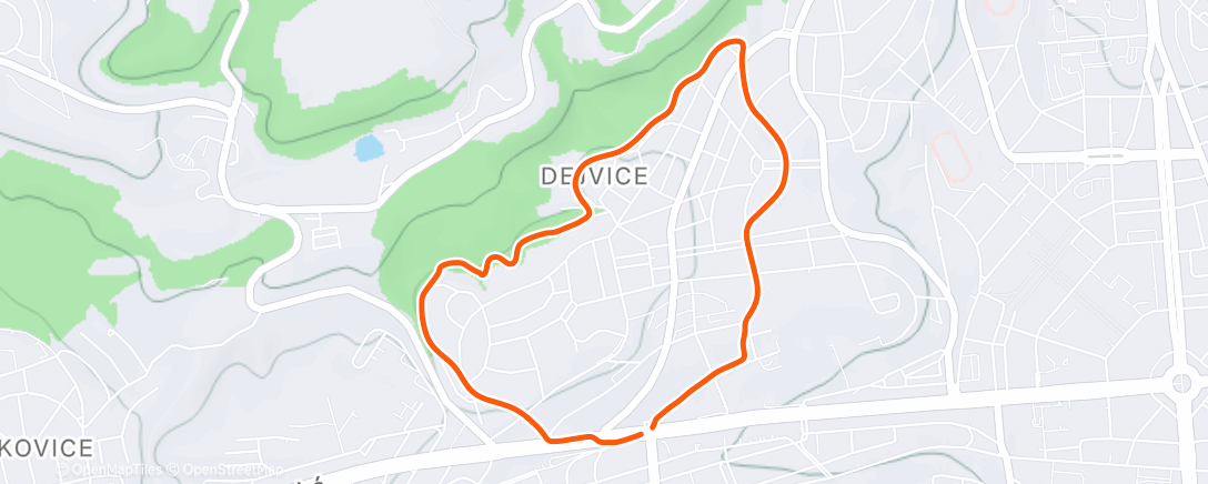 Карта физической активности (Po Vánocích s Mili)