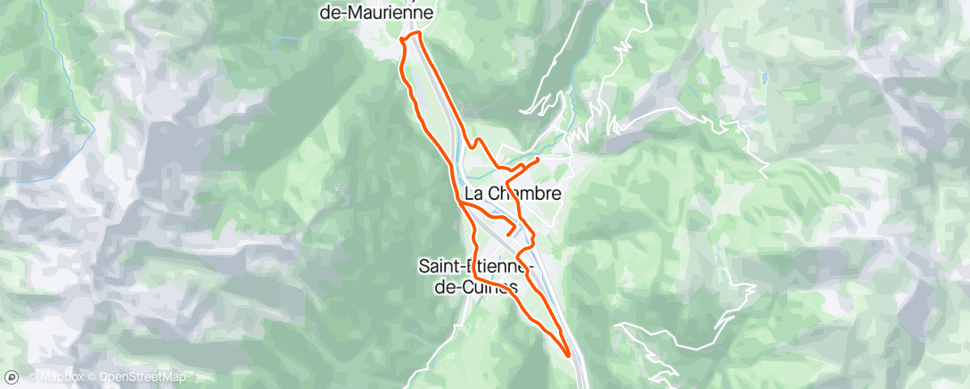 「Petite sortie avant le BRM 200 demain 😀」活動的地圖