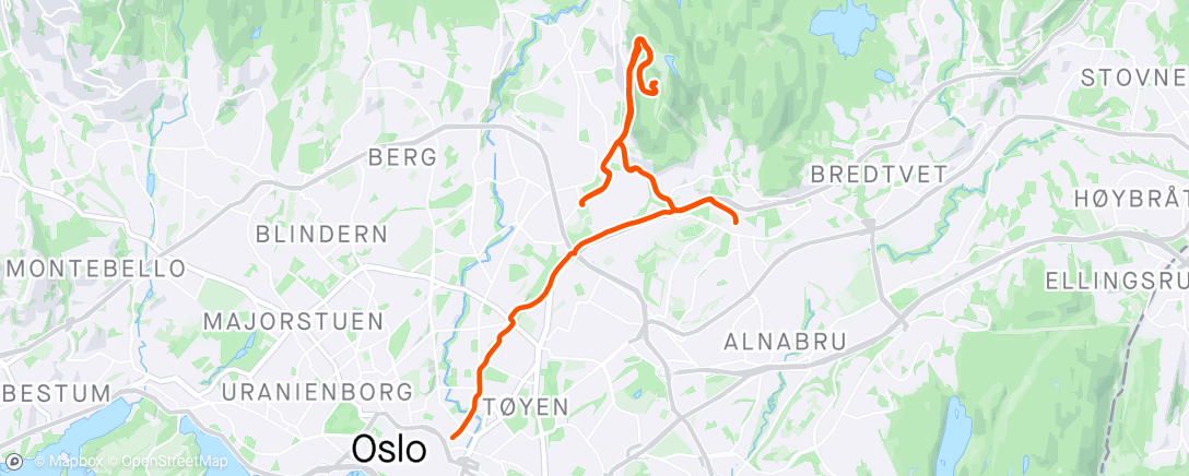 Map of the activity, GK-fredag🤩
