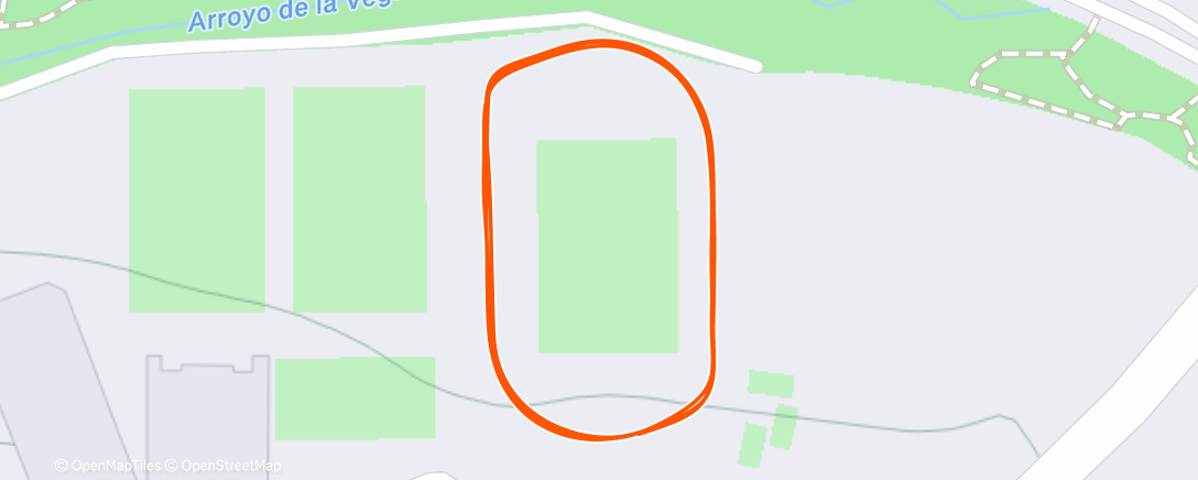 Map of the activity, Lunch Run