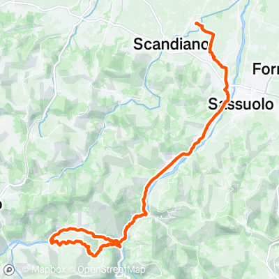 Arceto Cerredolo BivioCavola FondoSecchia Cerredolo Arceto | 87.2 km ...