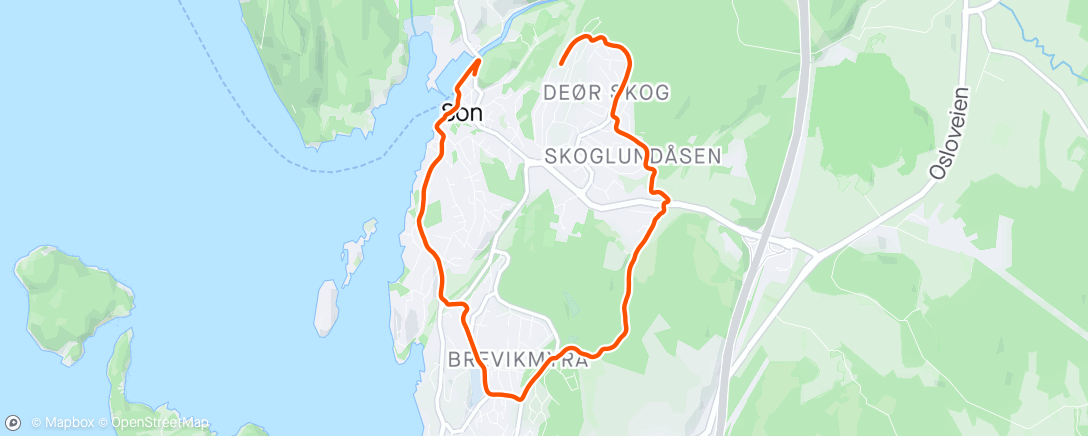 Map of the activity, Jogg🏃‍♂️