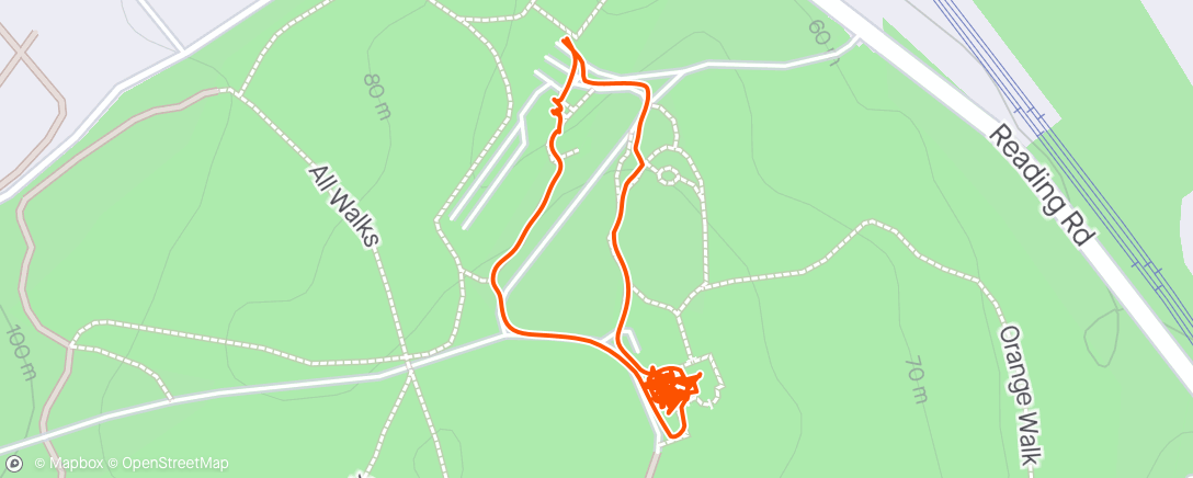 Map of the activity, Basildon Park