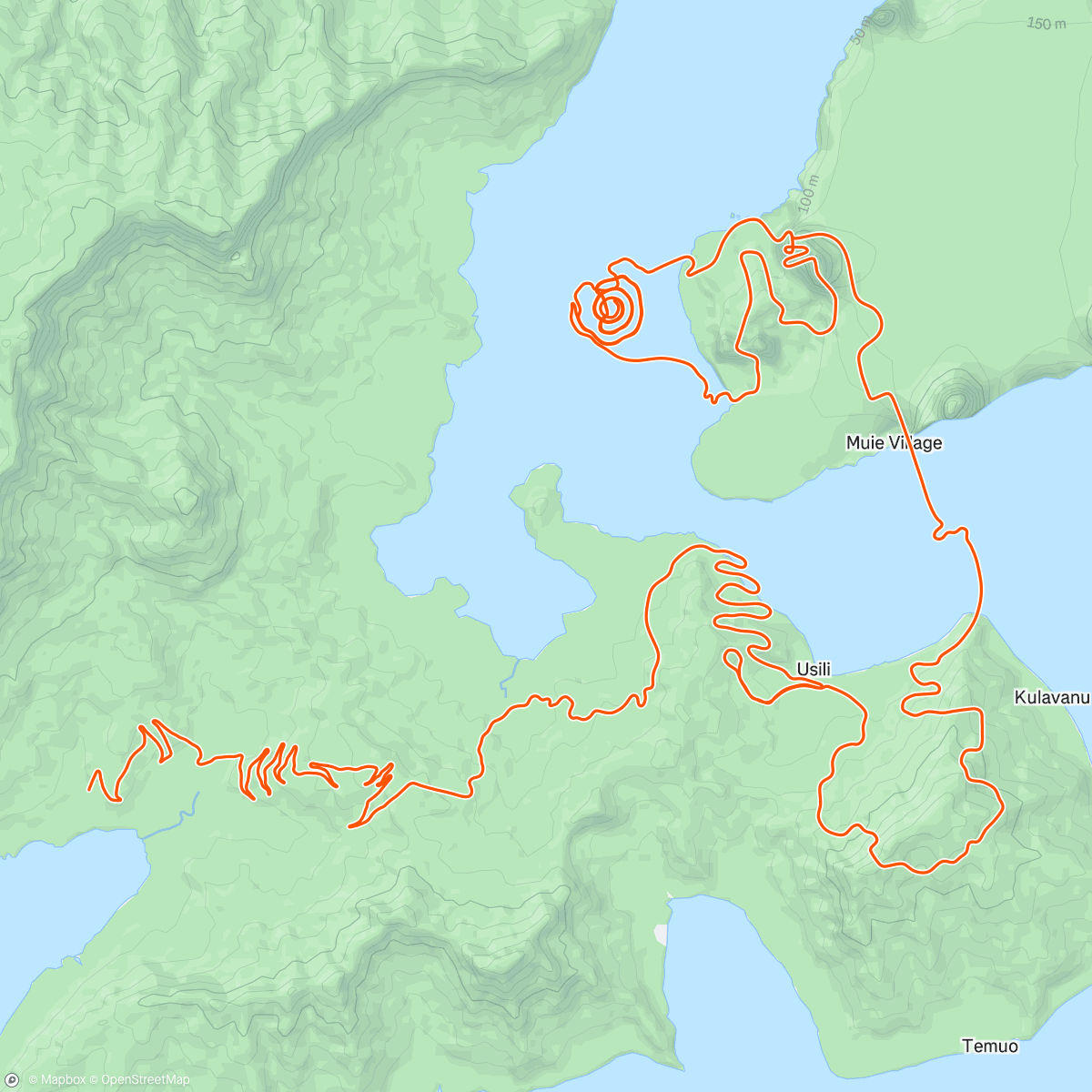 Map of the activity, Zwift - New Workout in Watopia