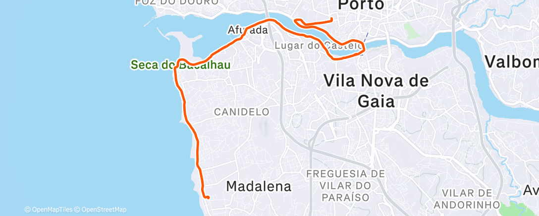 Map of the activity, #commutescount, e os parabéns ao xôr Almeida