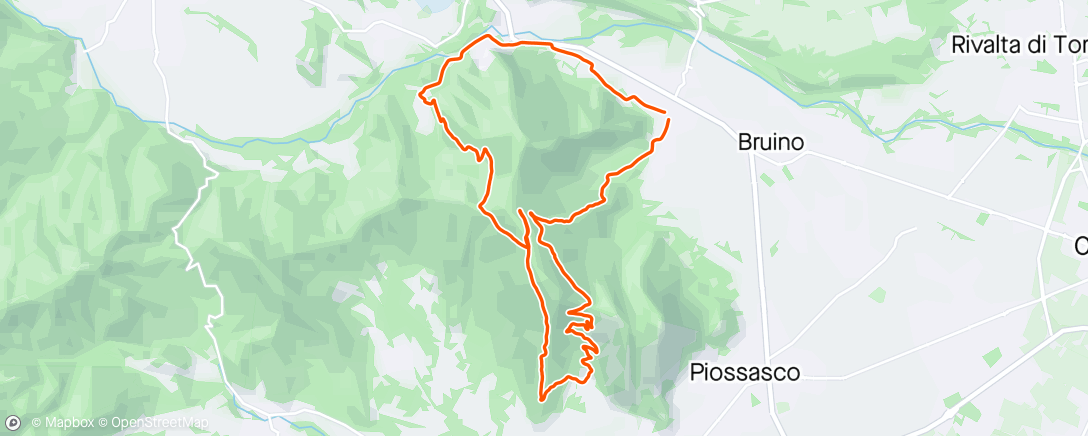 Map of the activity, Coppa Piemonte: enduro delle prese